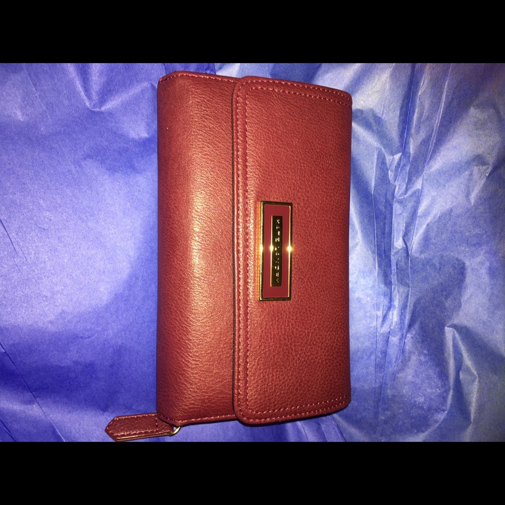 Kate Landry maroon wallet